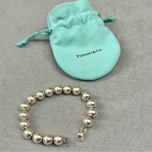 Tiffany Sterling Silver HardWear Ball Bracelet